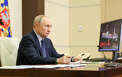 Путин проводит совещание с членами правительства. Видеотрансляция